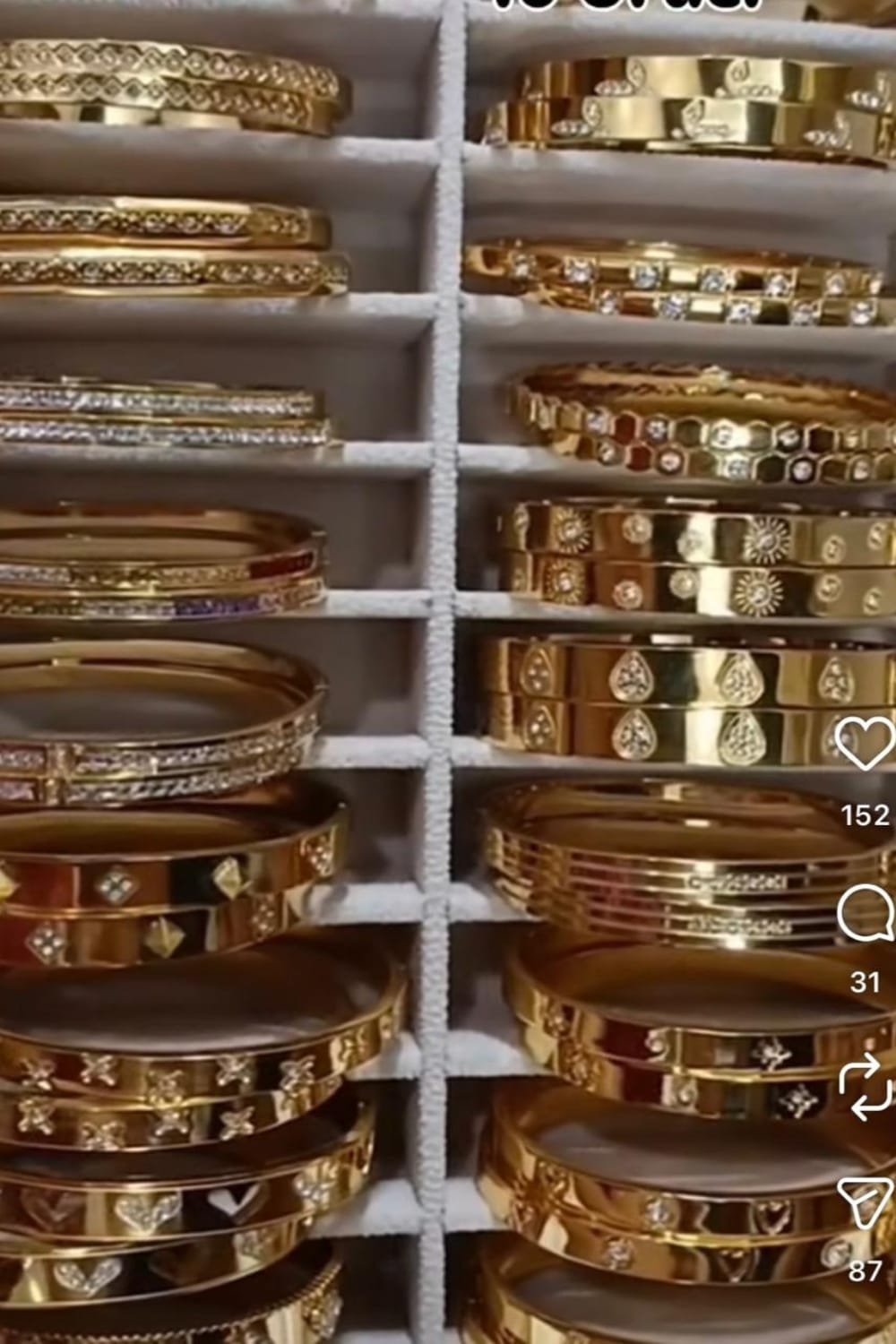 Luxury Gold Designer Bangles Set – Elegant Statement Wrist Jewelry