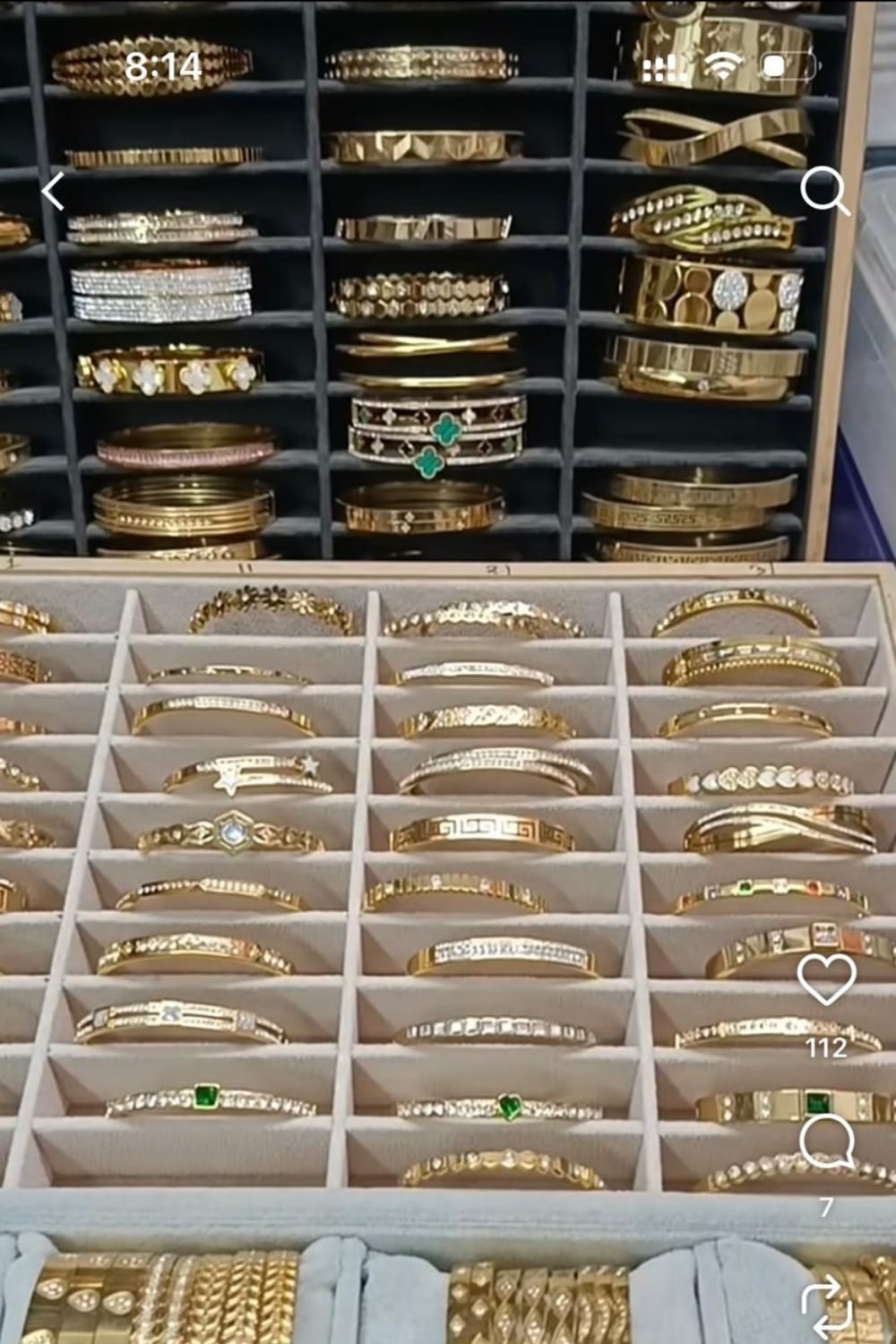 Elegant Gold Minimalist Bangles – Crystal & Classic Designer Bracelet Collection