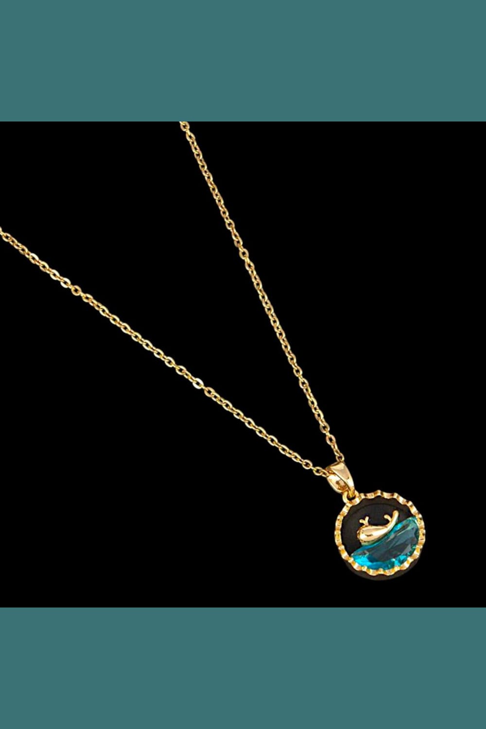 Gold Zodiac Pendant Necklace – Elegant Celestial Charm Chain