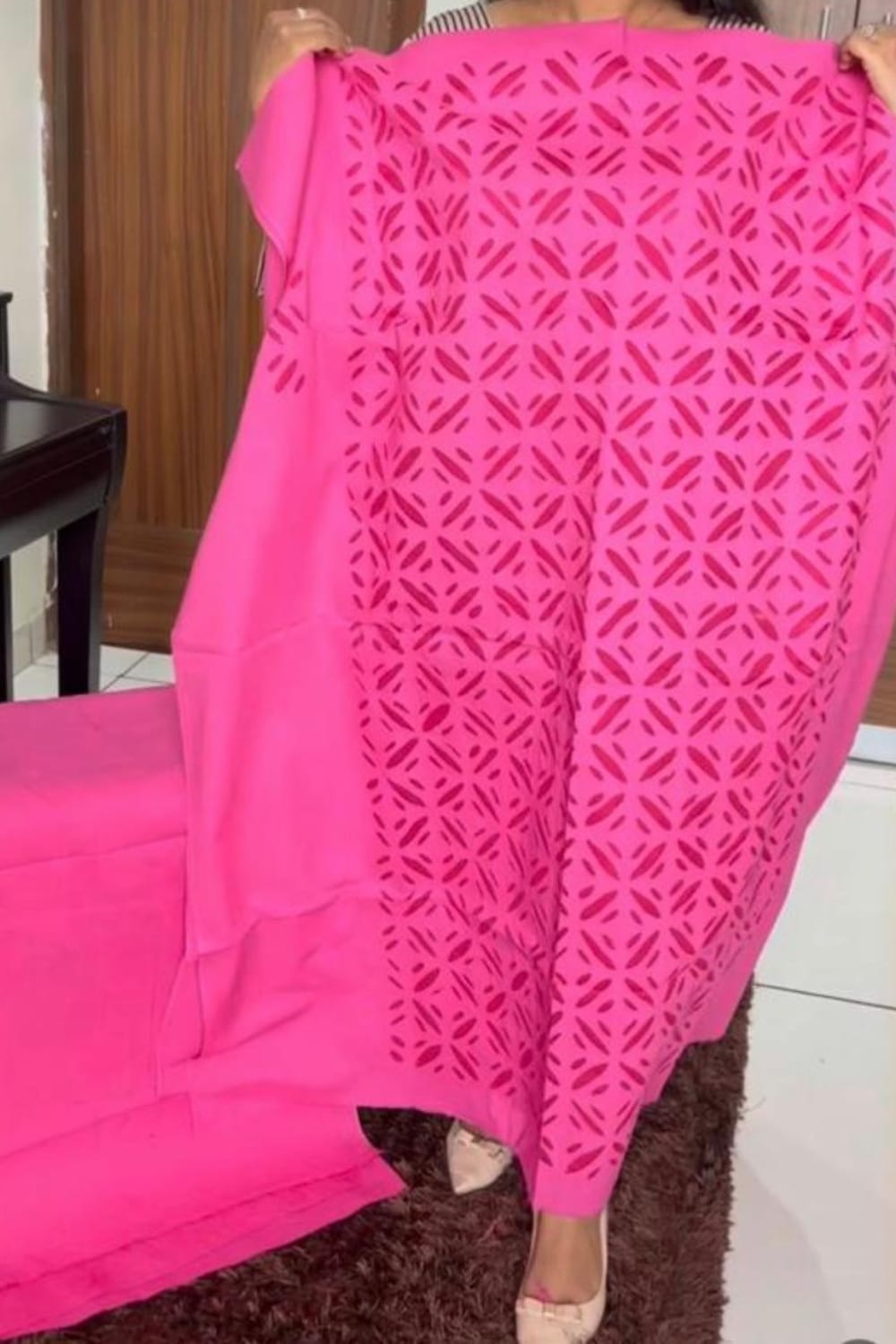 Stylish Pink Cutwork Kurta Pant Set – Elegant Everyday Ethnic Wear