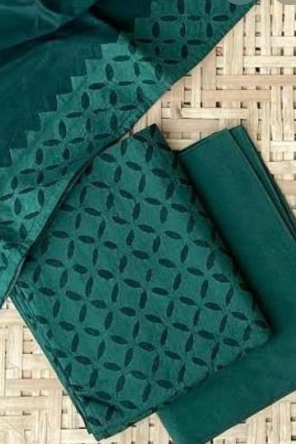 Elegant Teal Designer Dress Material – Stylish Ethnic Suit Set